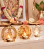 Golden Ganesha Tealight Candle Holder