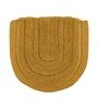 Gold Geometric Cotton 19x27 Inches AntiSkid (Set of 2) Bath Mats