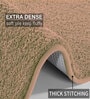 Gold Geometric Microfibre 35x24 Inches  Bath Mat