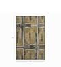 Gold Geometric Wool 6 ft x 9 ft Hand Tuftted Carpet