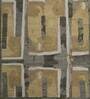 Gold Geometric Wool 6 ft x 9 ft Hand Tuftted Carpet