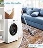Gold Abstractal Microfiber 3 x 5 Feet Machine Made Carpet