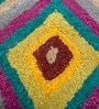 Multicolor Geometrical Wool 3 ft X 5 ft Hand Tufted Carpet