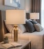 Gold Glass & metal Aura Dome Lamp