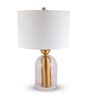 Gold Glass & metal Aura Dome Lamp