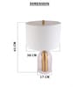 Gold Glass & metal Aura Dome Lamp