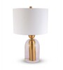Gold Glass & metal Aura Dome Lamp