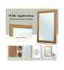 Gold Glass Bathroom Wall Mirror