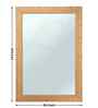 Gold Glass Bathroom Wall Mirror