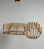 Gold Glass Chandelier