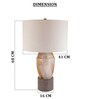 Gold Glass Eclipse Elegance table lamp
