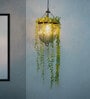 Oska Gold Glass Hanging Light