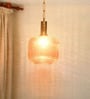 Gold Glass Hanging Light