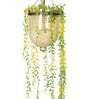 Oska Gold Glass Hanging Light
