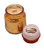 Gold Glass Jars With Lid Set of 4