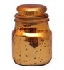 Gold Glass Jars With Lid Set of 4