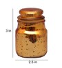 Gold Glass Jars With Lid Set of 4