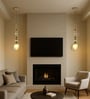 Gold Glass Pendant Light with 3 Color Modes