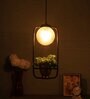 Midway Gold Glass Hanging Light
