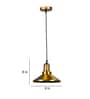 Bayer Gold Iron Hanging Light