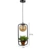 Midway Gold Glass Hanging Light