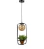 Midway Gold Glass Hanging Light