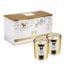 Gold Glass Votive Pack Of 2