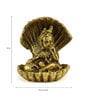 Gold Golden Bal Gopal Krishna Having Makhan Decorative Showpiece