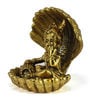 Gold Golden Bal Gopal Krishna Having Makhan Decorative Showpiece