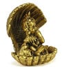 Gold Golden Bal Gopal Krishna Having Makhan Decorative Showpiece