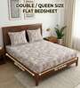 Gold Grace Double 186 TC Cotton Bedsheet With 2 Matching Pillow Covers