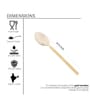 Gold Hammered Steel Head  Tea Spoons (Set of 6)