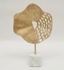 Gold Iron & Marble Yatin Sculpture