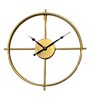 Gold Iron Analog Novelty Wall Clock