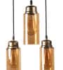Zyax Gold Iron and Glass Cluster Hanging Light