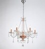 Funale White Crystal Chandelier