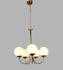 Gabrielle Gold Iron Globe Chandelier