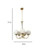 Gabrielle Gold Iron Globe Chandelier