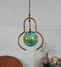 Manderley Gold Iron Hanging Light