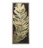 Gold Iron Feather Metal Wall Art