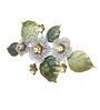 Iron Gold Floral Metal Wall Art