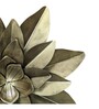 Gold Iron Gold Flower Wall Art