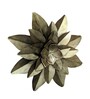Gold Iron Gold Flower Wall Art