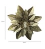 Gold Iron Gold Flower Wall Art