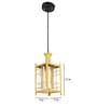 Gold Iron Hanging Light