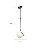 Bennit Gold Iron Hanging Light