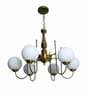 Mario Gold Iron Globe Chandelier