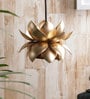 Lotus Gold Metal Single Hanging Lights