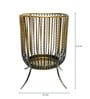 Gold Decorative Iron Candle Holder