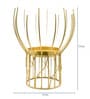 Golden Table Iron Candle Holder